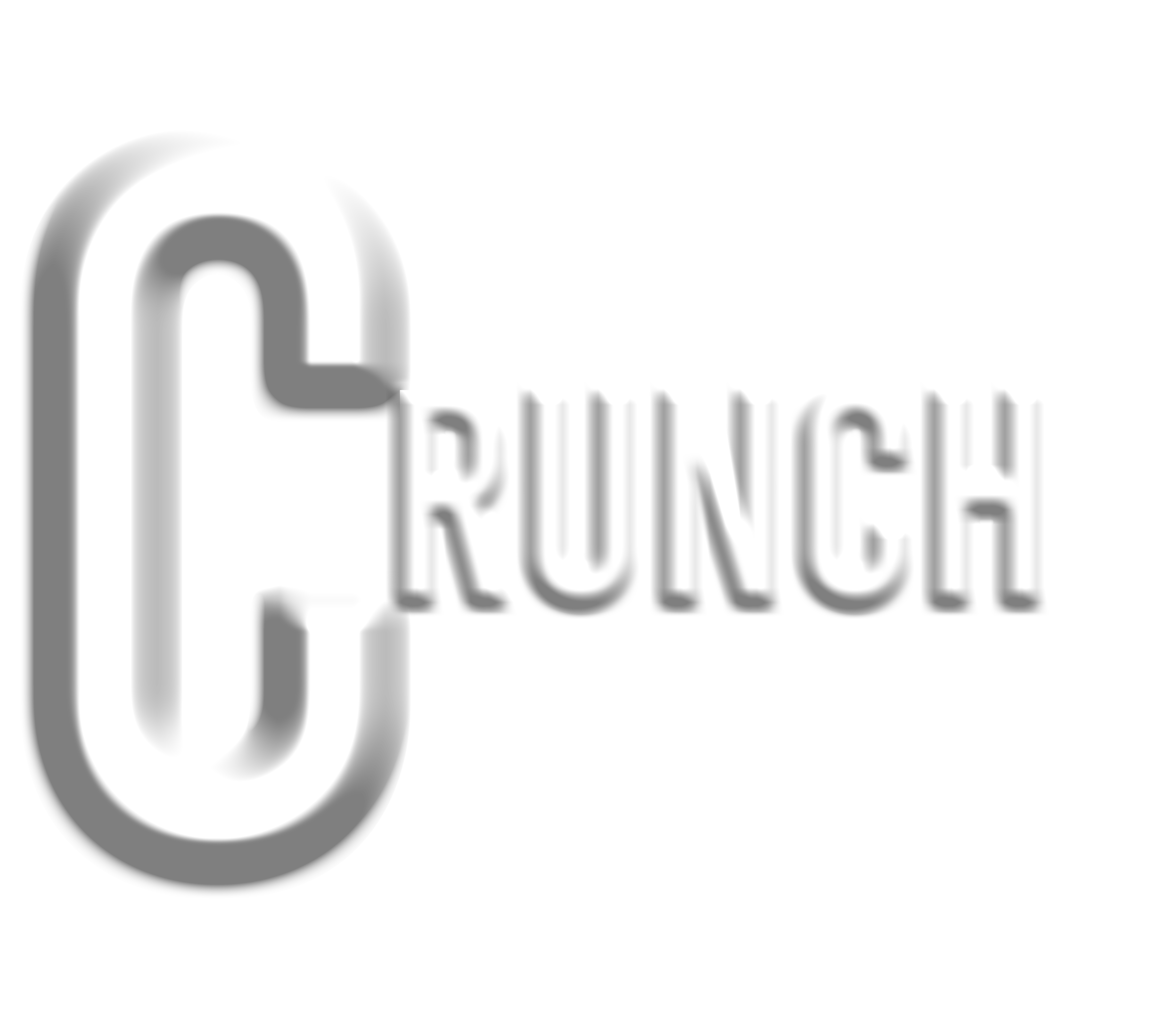 Crunch Logo White